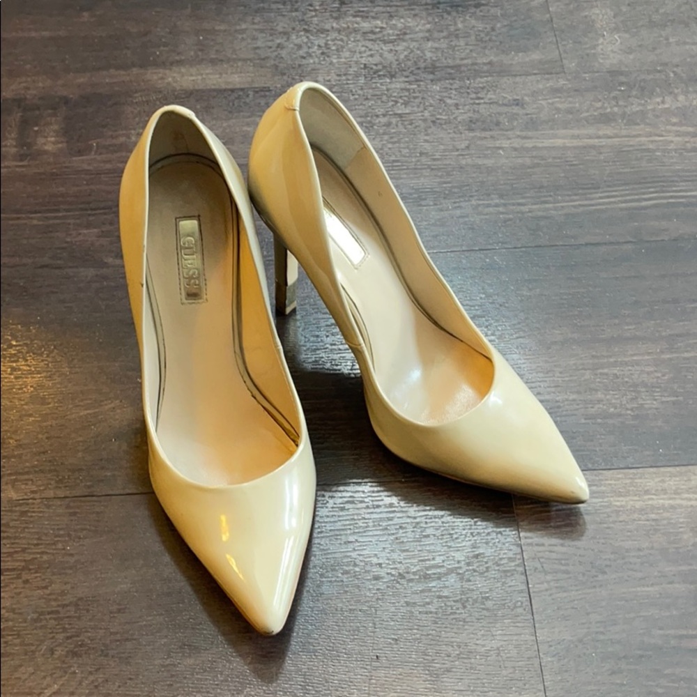 Guess high heels- Nude Beige Narrow toe line